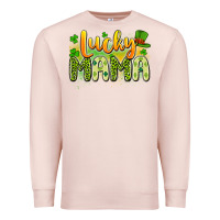 Pale Pink lucky mama Premium Sweatshirt - Artiststas