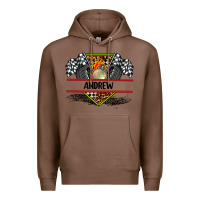 Chestnut custom name race flag and race equipment Premium Hoodie - AdoDesignShop