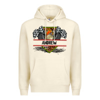 Sandshell custom name race flag and race equipment Premium Hoodie - AdoDesignShop
