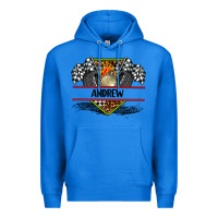 True Royal custom name race flag and race equipment Premium Hoodie - AdoDesignShop