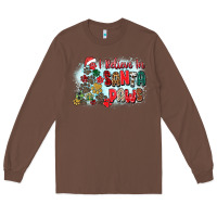 Chestnut i believe in santa paws Long Sleeve Tee - Zillion Design Studio
