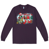 Plum i believe in santa paws Long Sleeve Tee - Zillion Design Studio
