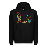 Black autism awareness Premium Hoodie - MaliasSmallBusiness