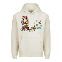 Oatmeal Heather autism awareness Premium Hoodie - MaliasSmallBusiness