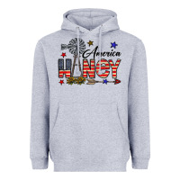 Heather Grey america honey Heavyweight Hoodie - CowhideDigitalArt