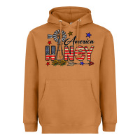 Meerkat america honey Heavyweight Hoodie - CowhideDigitalArt