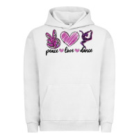 Pigment Lunar Rock peace love dance Urban Hoodie - MaliasSmallBusiness