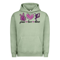 Peace Love Dance Urban Hoodie | Teevron