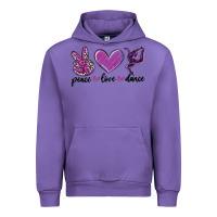 Tulip peace love dance Urban Hoodie - MaliasSmallBusiness