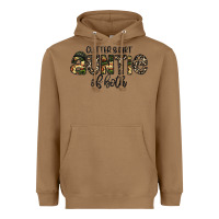 Toasted Coconut auntie Heavyweight Hoodie - CowhideDigitalArt