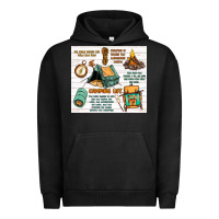 Pigment Black camping life Urban Hoodie - MaliasSmallBusiness