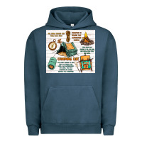 Pigment Midnight Navy camping life Urban Hoodie - MaliasSmallBusiness