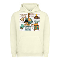 Pigment Pistachio camping life Urban Hoodie - MaliasSmallBusiness