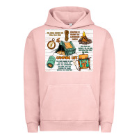 Pigment Salmon camping life Urban Hoodie - MaliasSmallBusiness