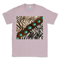 Lilac zebra gemstone leather Classic Tee - BarkalooDesign