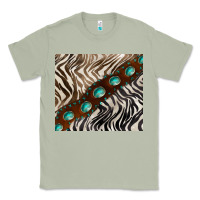 Matcha zebra gemstone leather Classic Tee - BarkalooDesign