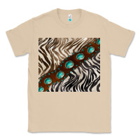 Mushroom zebra gemstone leather Classic Tee - BarkalooDesign