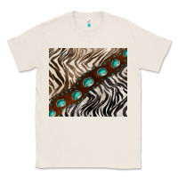 Natural zebra gemstone leather Classic Tee - BarkalooDesign