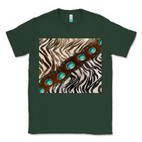 Sports Green zebra gemstone leather Classic Tee - BarkalooDesign