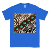 True Royal zebra gemstone leather Classic Tee - BarkalooDesign