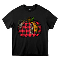 Black Buffalo Pumpkin Heavy Core Tee - CowhideDigitalArt