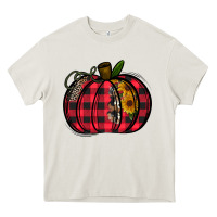 Cream Buffalo Pumpkin Heavy Core Tee - CowhideDigitalArt