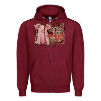 Burgundy all i want for christmas is a pig sitting pig Zipper Hoodie - RanaPortraitStore