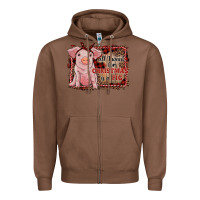 Chestnut all i want for christmas is a pig sitting pig Zipper Hoodie - RanaPortraitStore