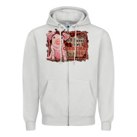 Dove Grey all i want for christmas is a pig sitting pig Zipper Hoodie - RanaPortraitStore