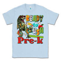 Dusty Blue ready to crush pre k Classic Tee - texasbilliewilder