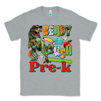 Heather Grey ready to crush pre k Classic Tee - texasbilliewilder