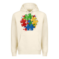 Tofu autism puzzles Premium Hoodie - MaliasSmallBusiness