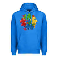 True Royal autism puzzles Premium Hoodie - MaliasSmallBusiness