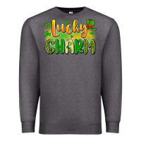 Charcoal Heather lucky charm Premium Sweatshirt - Artiststas