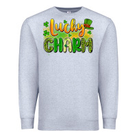 Heather Grey lucky charm Premium Sweatshirt - Artiststas