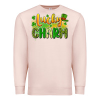 Pale Pink lucky charm Premium Sweatshirt - Artiststas