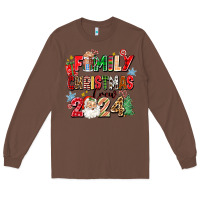 Chestnut family christmas crew 2024 Long Sleeve Tee - Zillion Design Studio