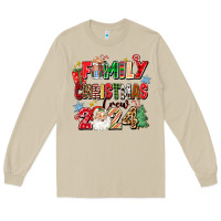 Mushroom family christmas crew 2024 Long Sleeve Tee - Zillion Design Studio