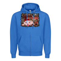 True Royal all i want for christmas is a pig baby Zipper Hoodie - RanaPortraitStore