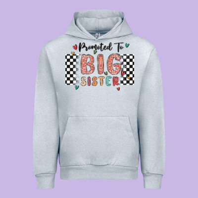 Promoted To Big Sister Urban Hoodie Designed By Maliassmallbusiness