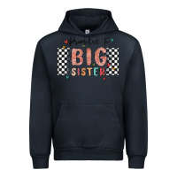 Navy promoted to big sister Urban Hoodie - MaliasSmallBusiness