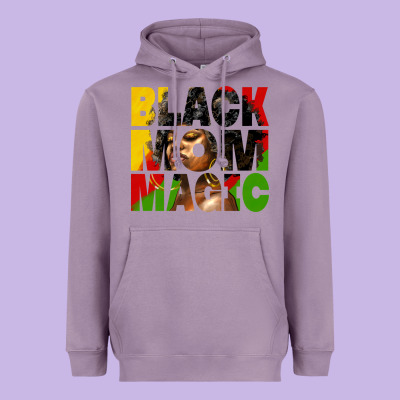 Black Mom Magic Juneteenth Heavyweight Hoodie Designed By Hra Design Shop