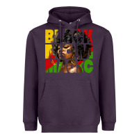 Plum black mom magic juneteenth Heavyweight Hoodie - HRA Design Shop