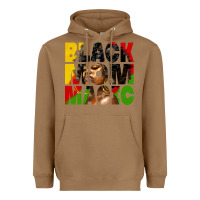 Toasted Coconut black mom magic juneteenth Heavyweight Hoodie - HRA Design Shop
