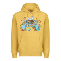 Antique Gold boy happy easter Premium Hoodie - MaliasSmallBusiness