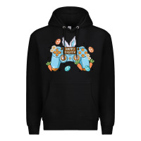 Black boy happy easter Premium Hoodie - MaliasSmallBusiness
