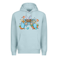 Blue Mist boy happy easter Premium Hoodie - MaliasSmallBusiness