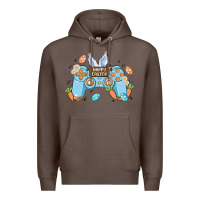 Coffee boy happy easter Premium Hoodie - MaliasSmallBusiness