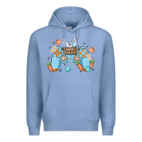 Colony Blue boy happy easter Premium Hoodie - MaliasSmallBusiness