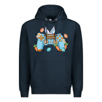 Navy boy happy easter Premium Hoodie - MaliasSmallBusiness